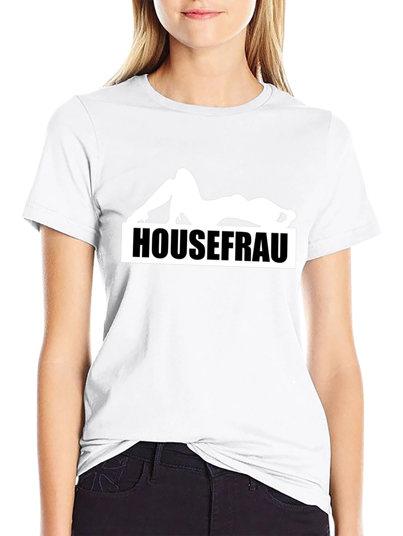 Housefrau Graphic Tee - Bold Statement Shirt
