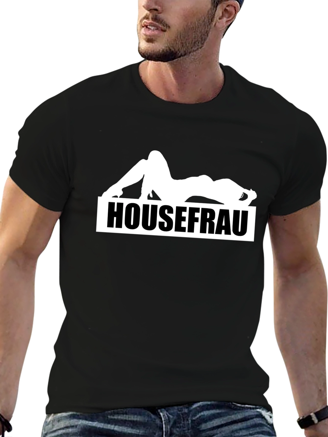 Housefrau Graphic Tee - Bold Statement Shirt
