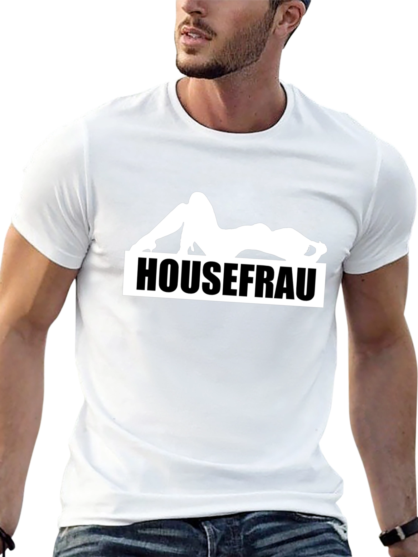 Housefrau Graphic Tee - Bold Statement Shirt