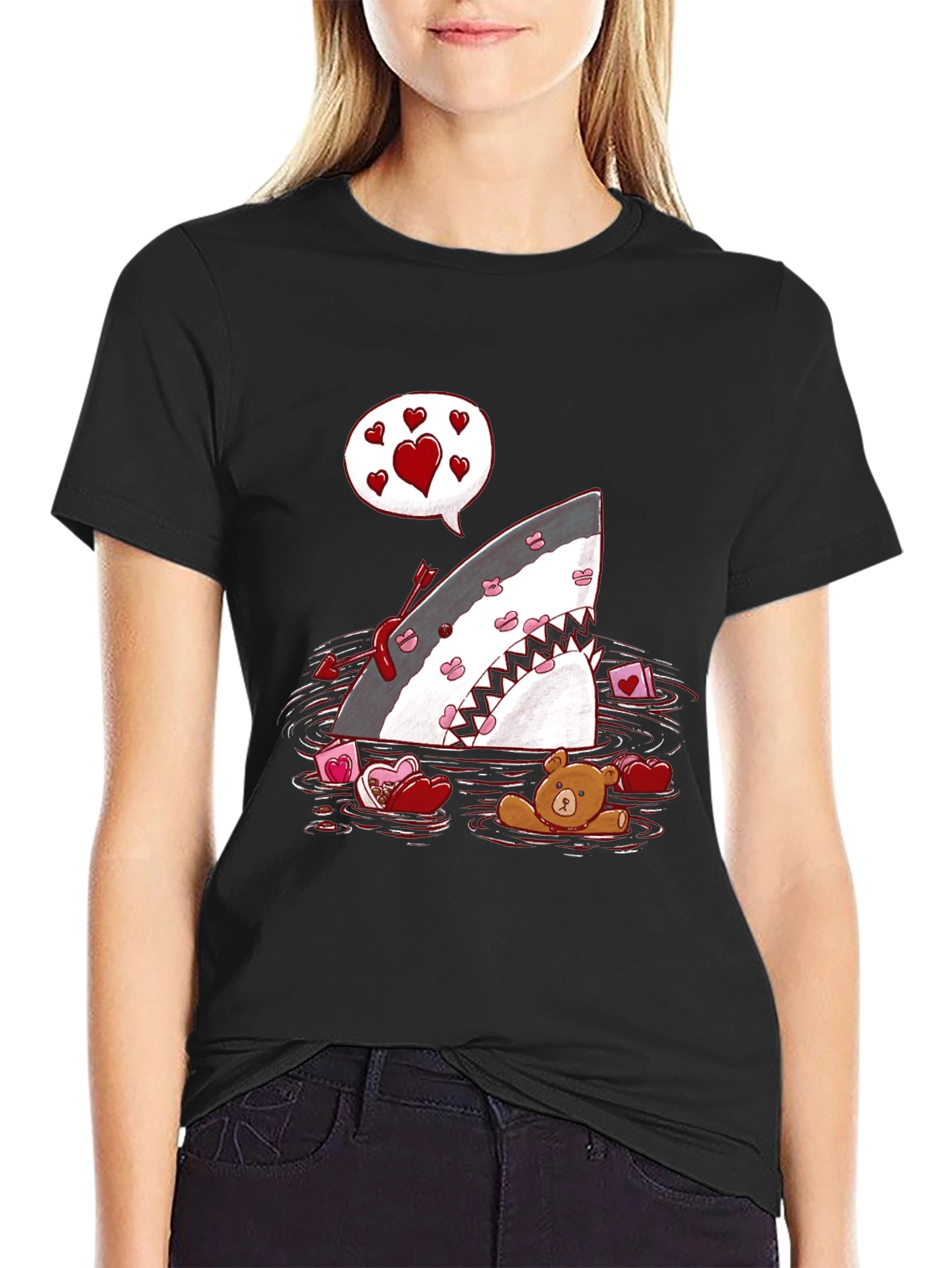 Valentines Shark T-Shirt