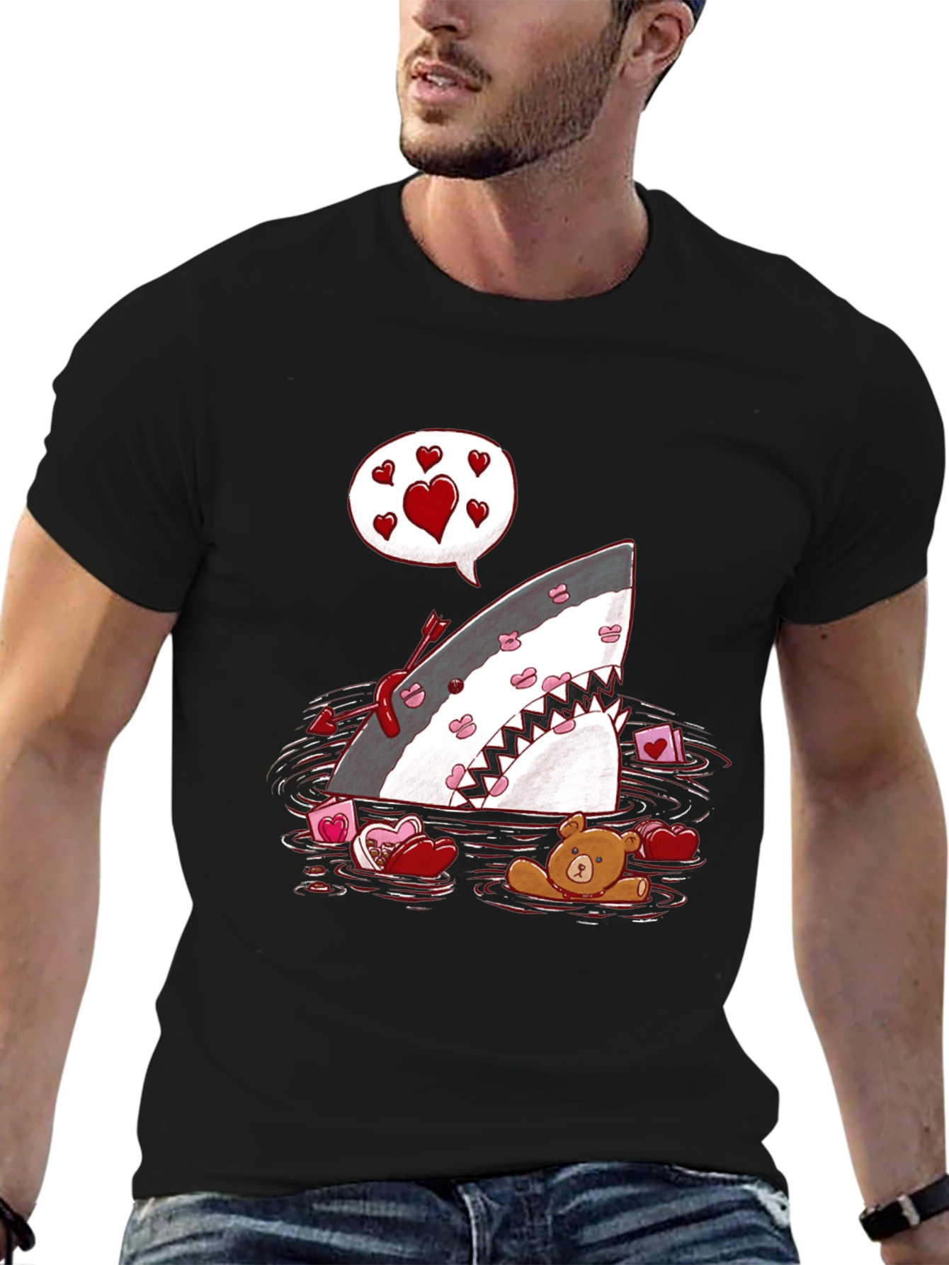 Valentines Shark T-Shirt