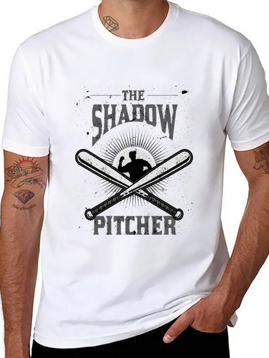 The Shadow Pitcher T-Shirt - Baseball Graphic Tee