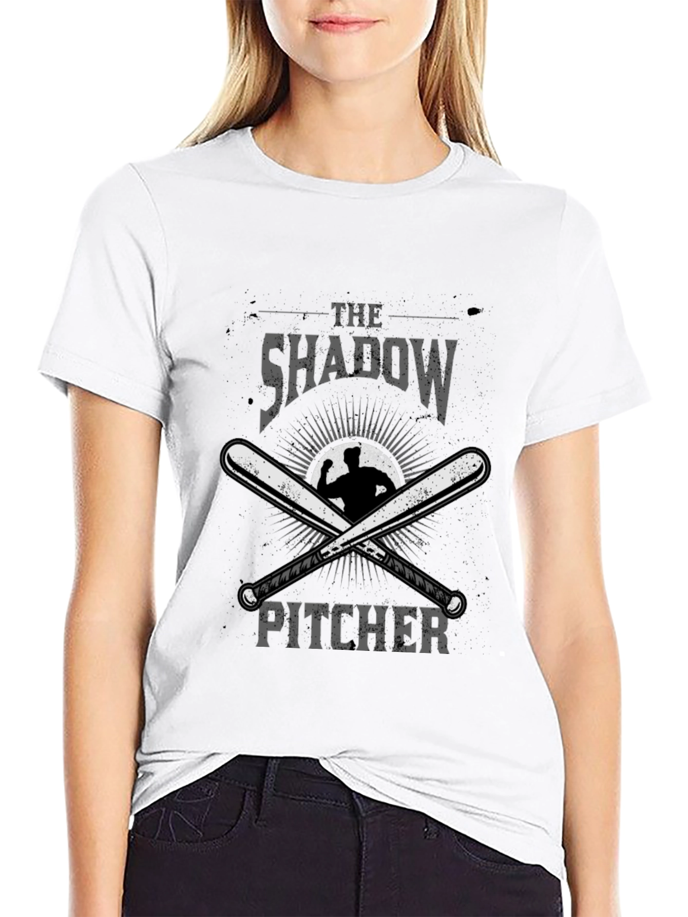 The Shadow Pitcher T-Shirt - Baseball Graphic Tee