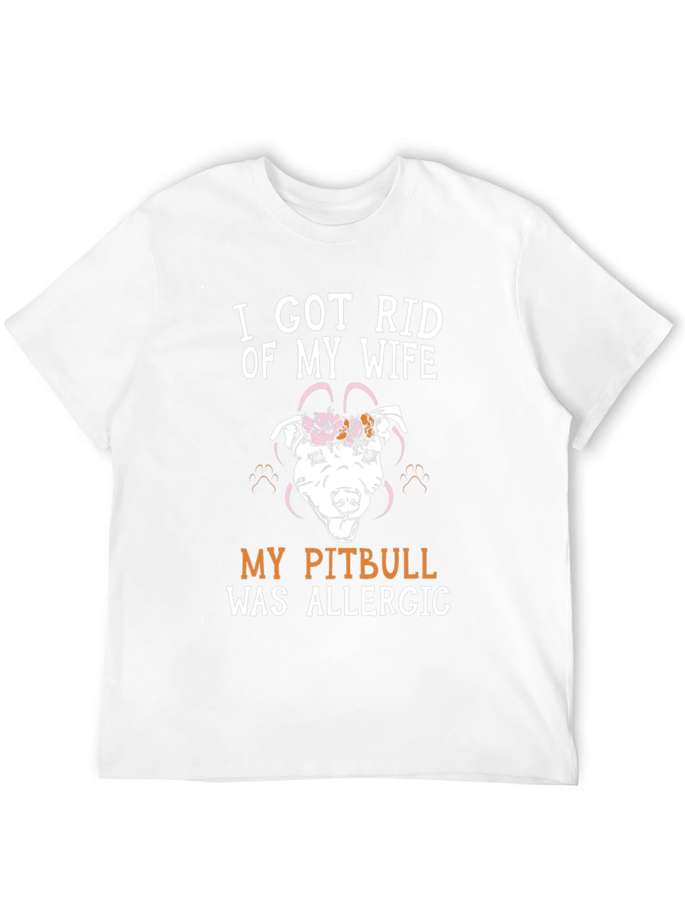 Pitbull Allergic Wife T-Shirt - Funny Dog Lover Tee