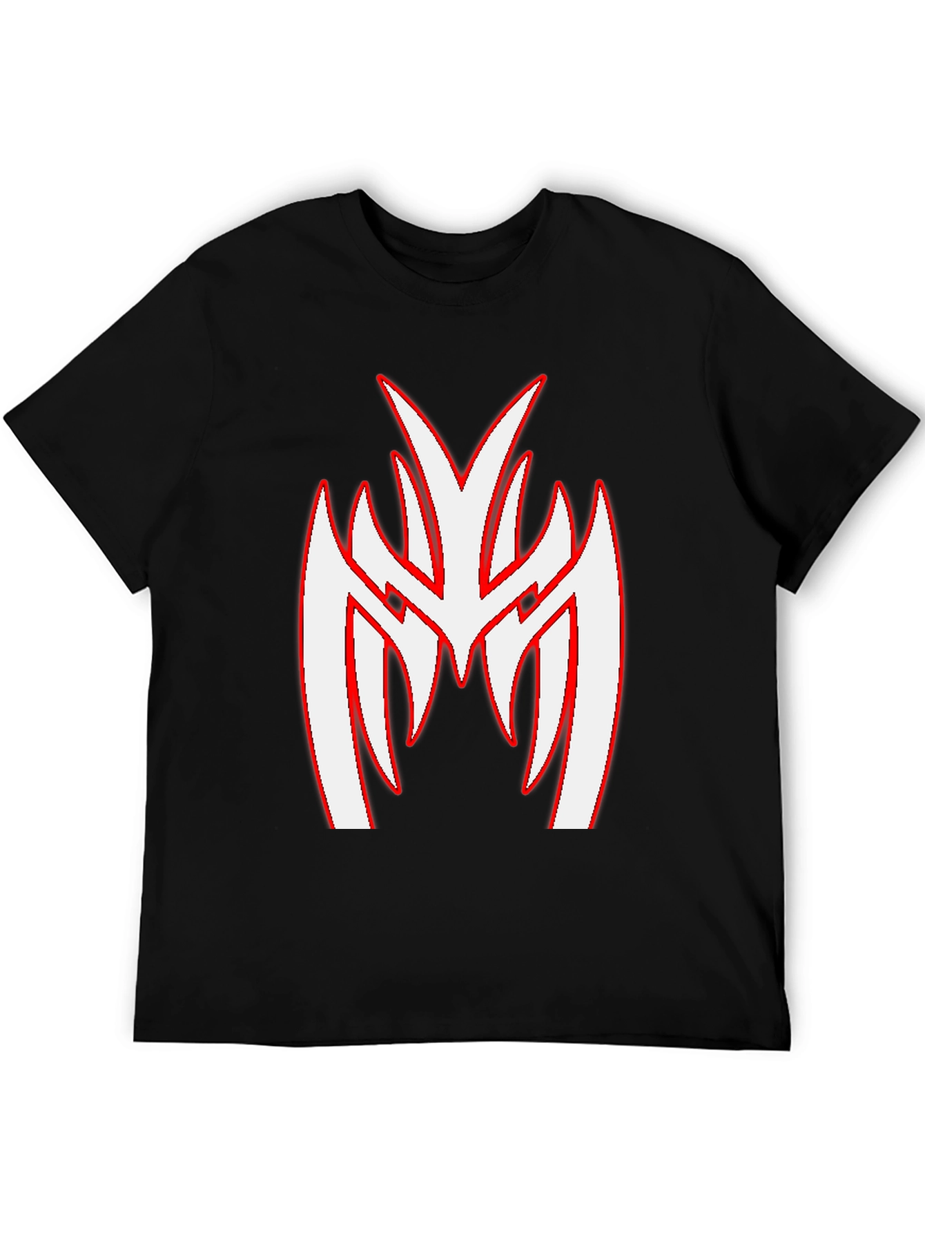 Black T-Shirt with Unique Graphic Print