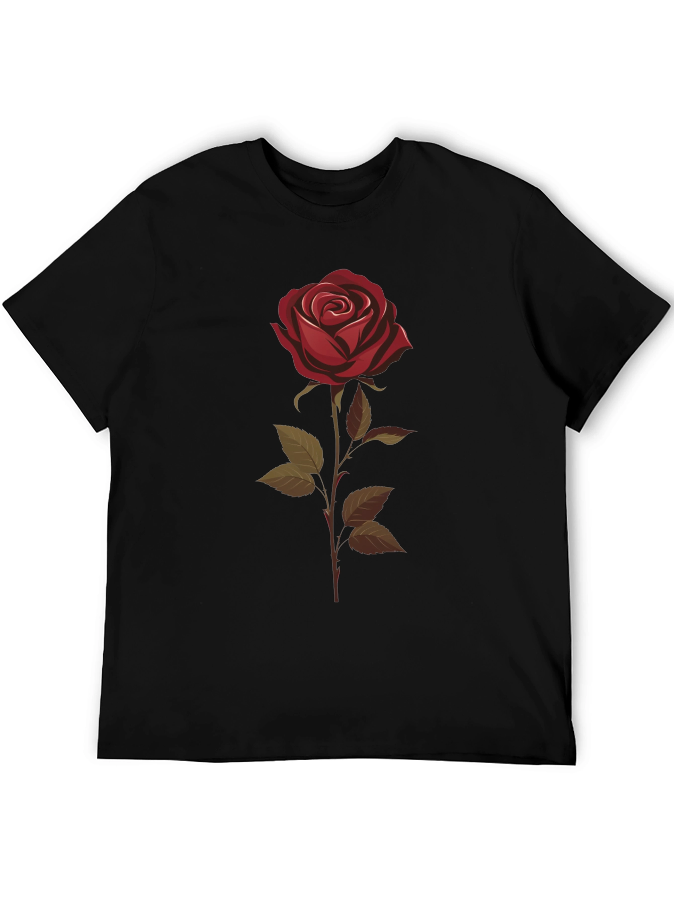 Rose Graphic T-Shirt - Classic Floral Design