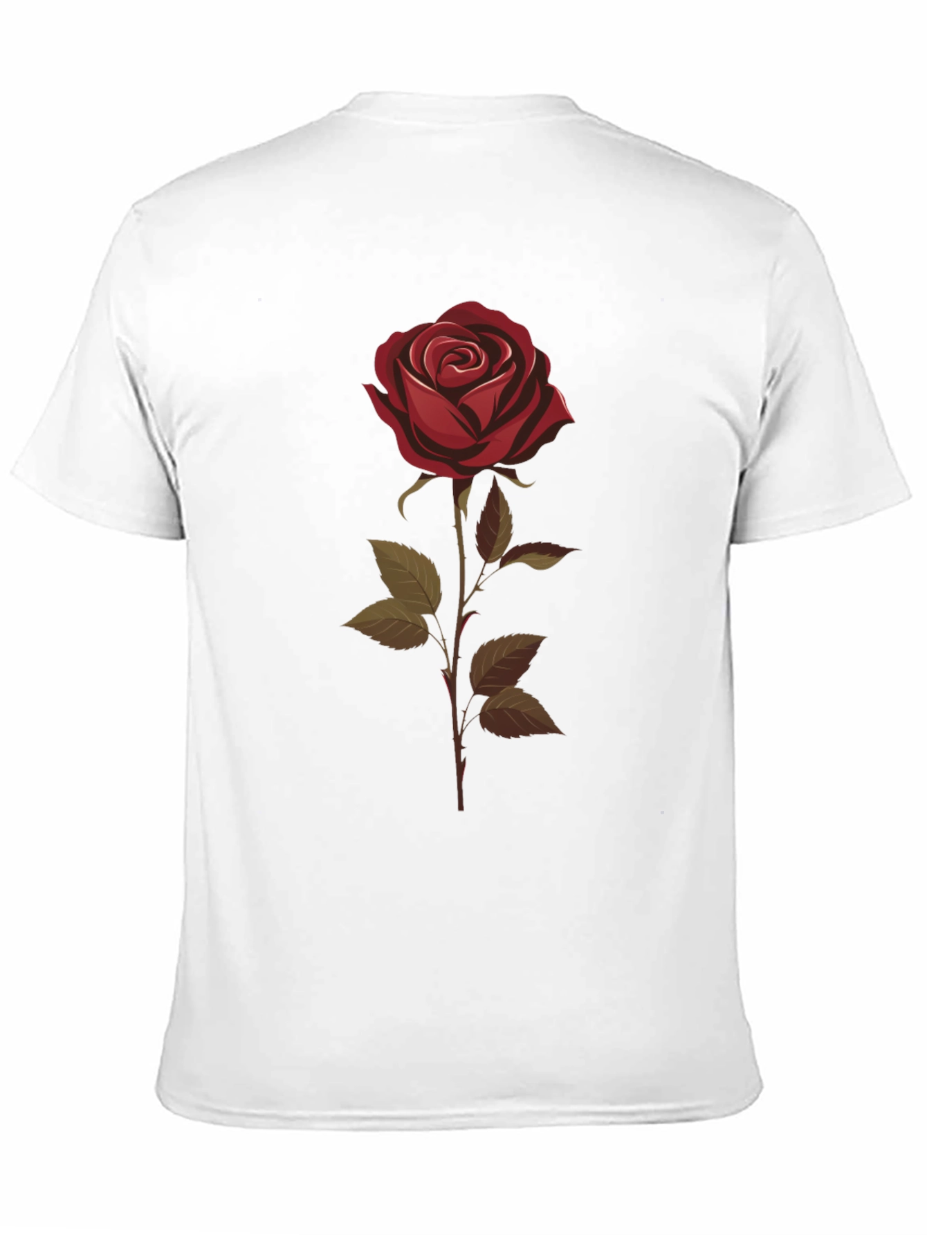 Rose Graphic T-Shirt - Classic Floral Design