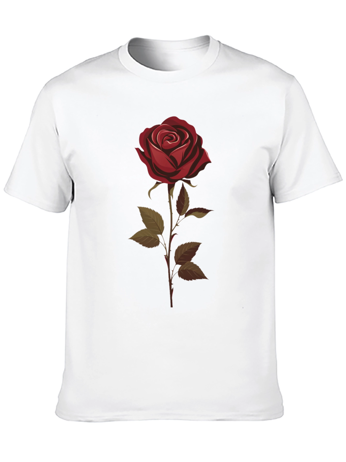 Rose Graphic T-Shirt - Classic Floral Design