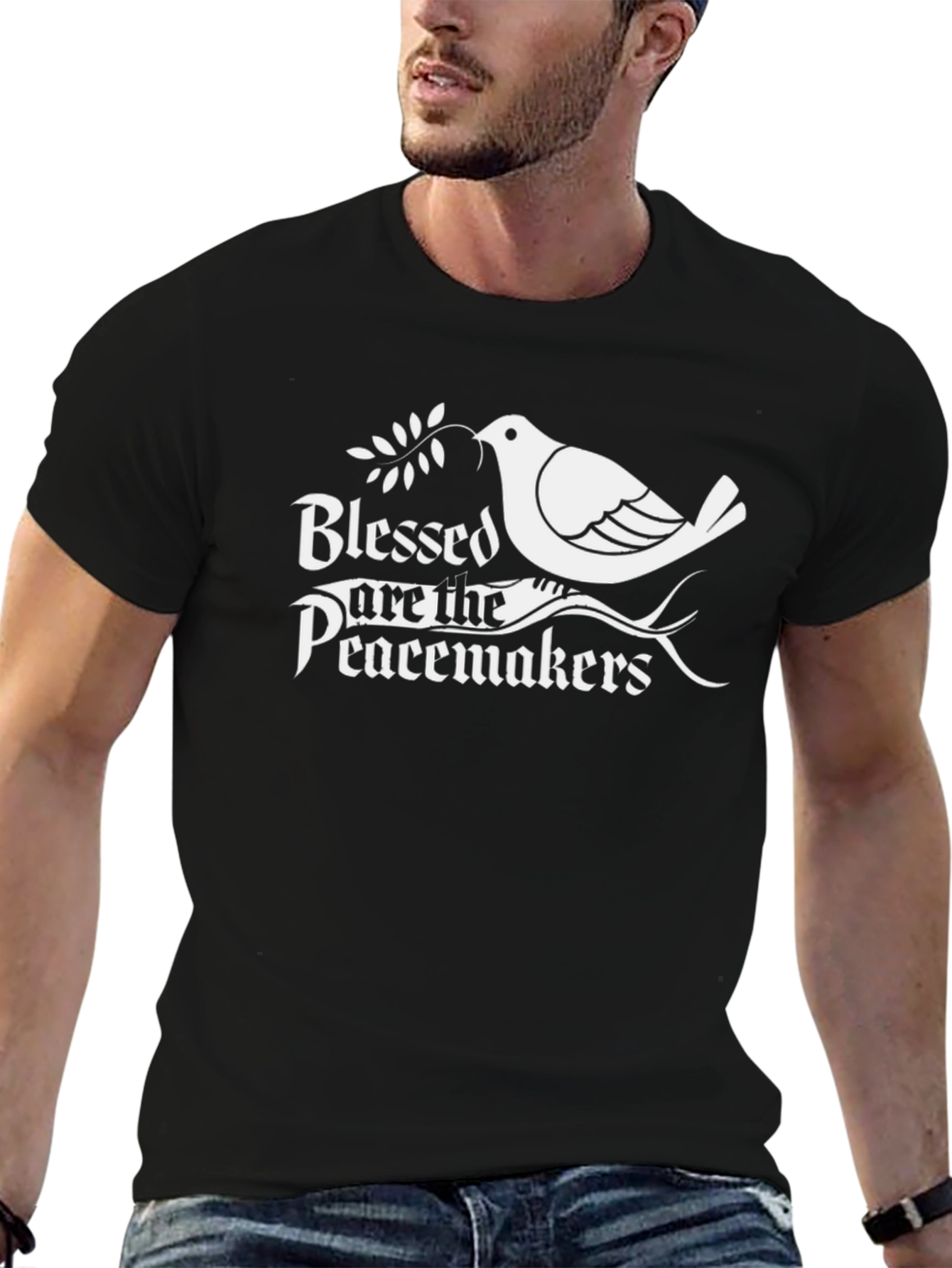 Blessed Are The Peacemakers Dove T-Shirt