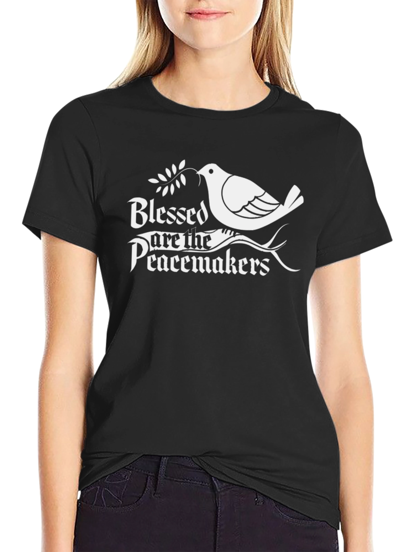 Blessed Are The Peacemakers Dove T-Shirt