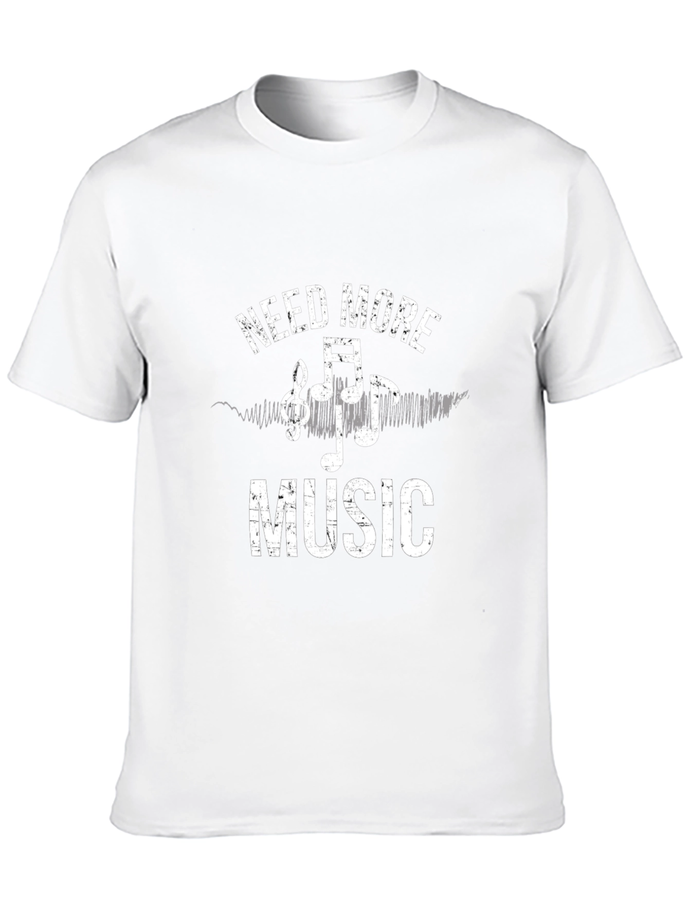 Need More Music Black T-Shirt