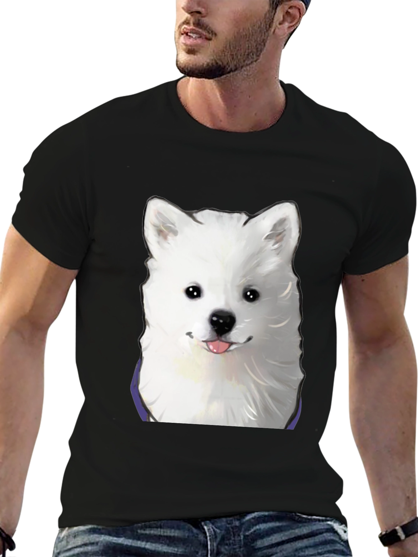 Cute Dog Graphic Tee - Soft Cotton Comfort