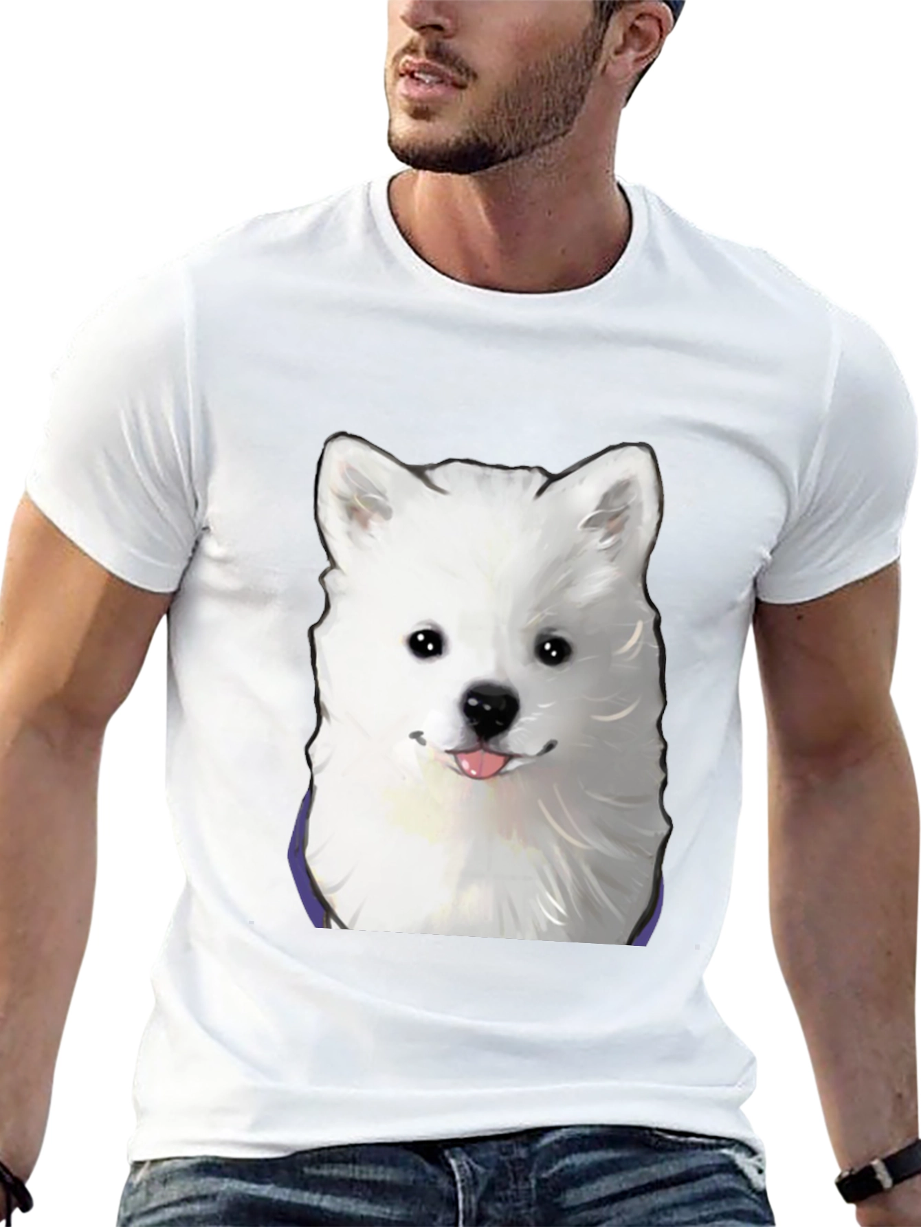 Cute Dog Graphic Tee - Soft Cotton Comfort