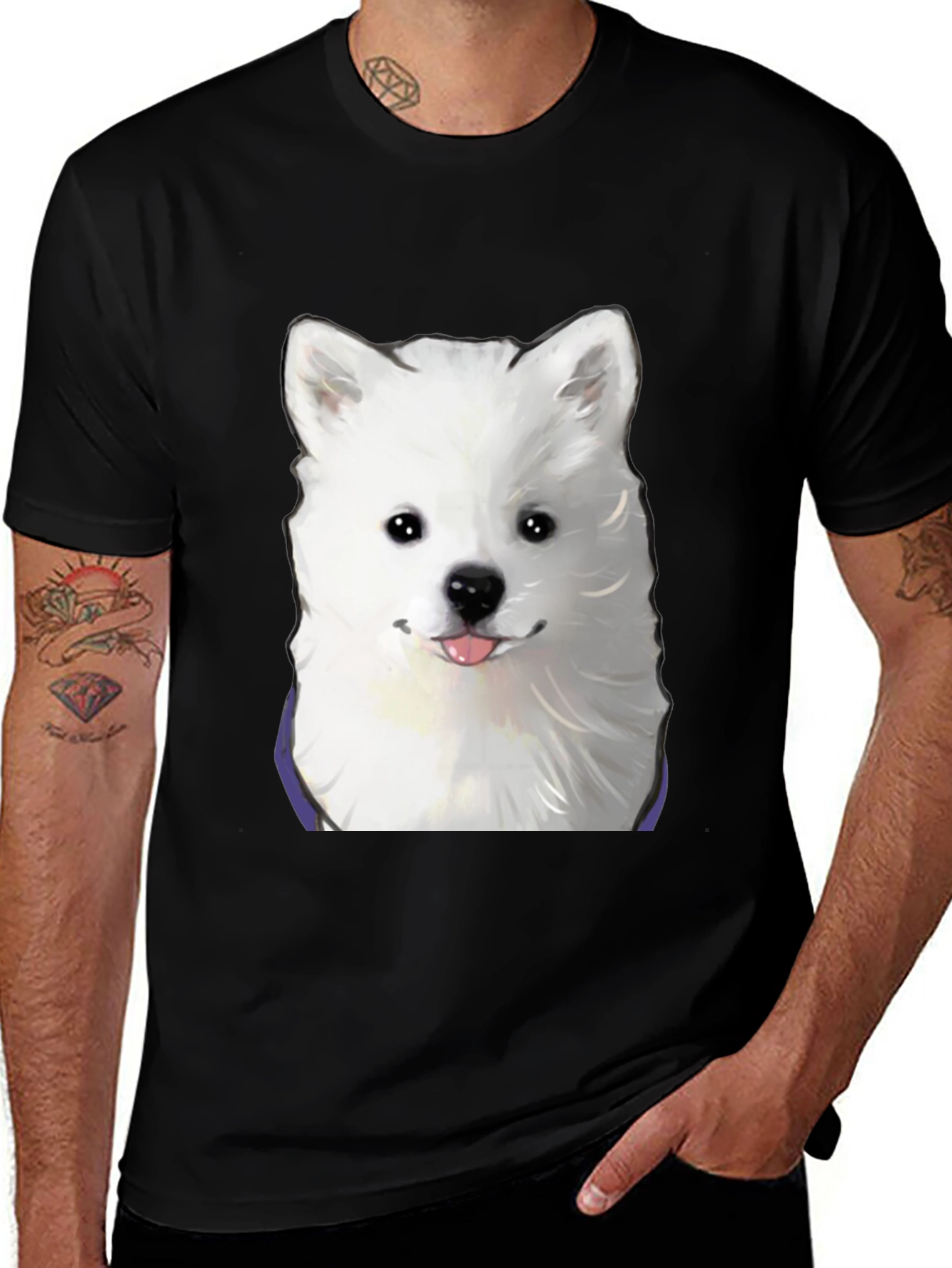Cute Dog Graphic Tee - Soft Cotton Comfort
