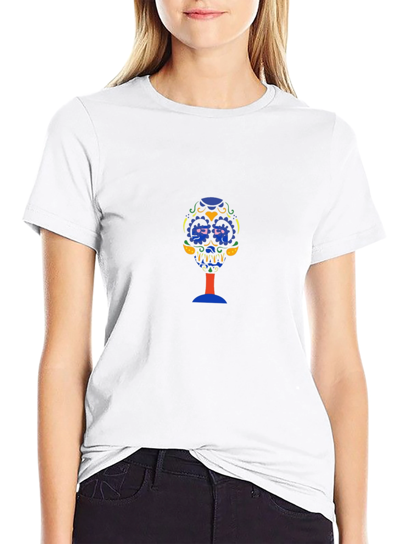 Skull Graphic Tee - Black T-Shirt