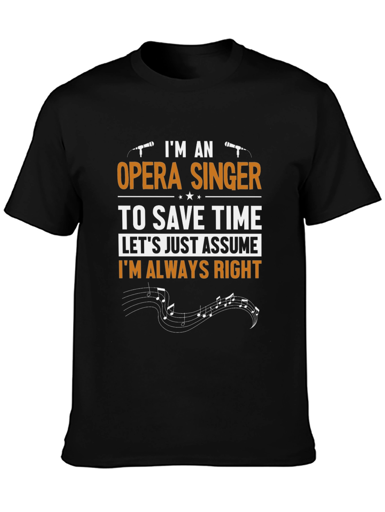 Opera Singer Graphic T-Shirt