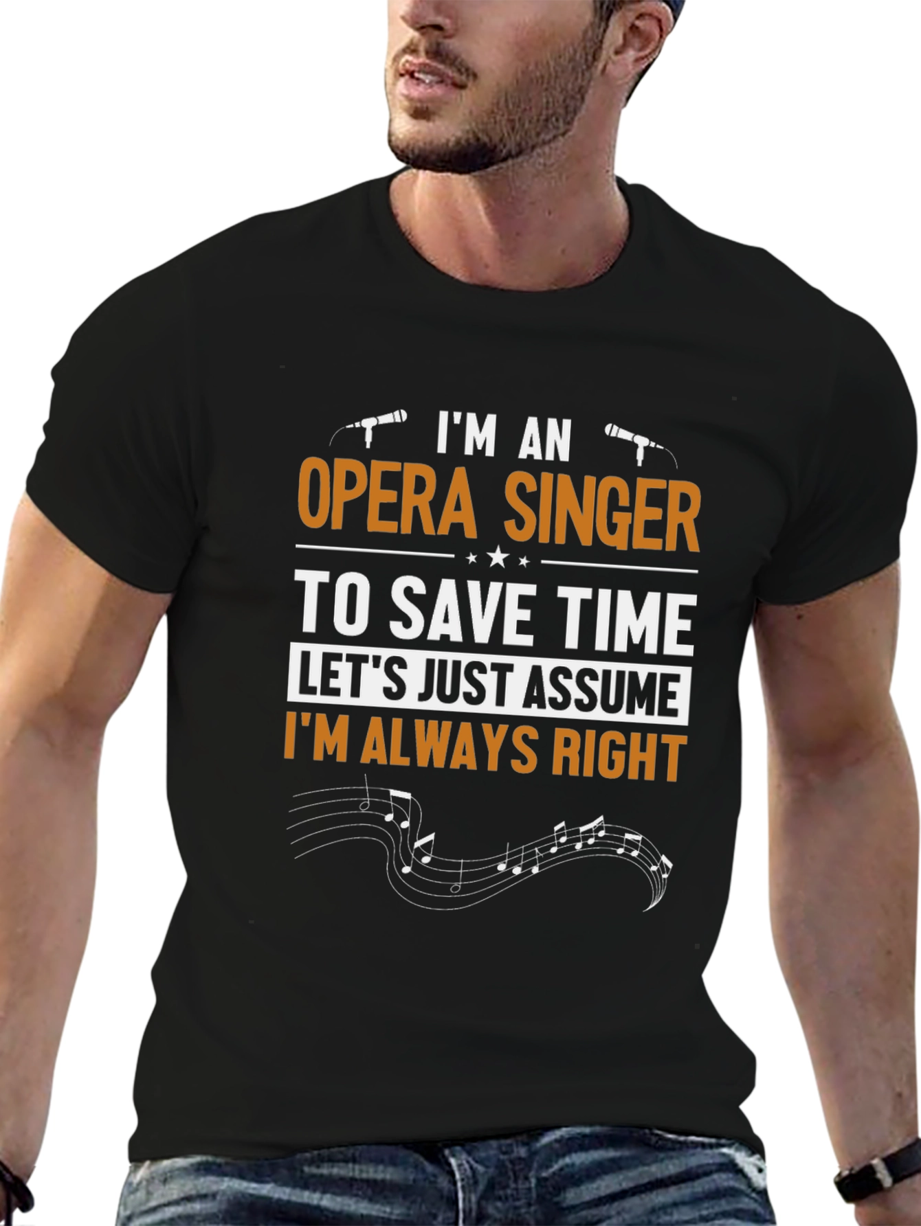 Opera Singer Graphic T-Shirt