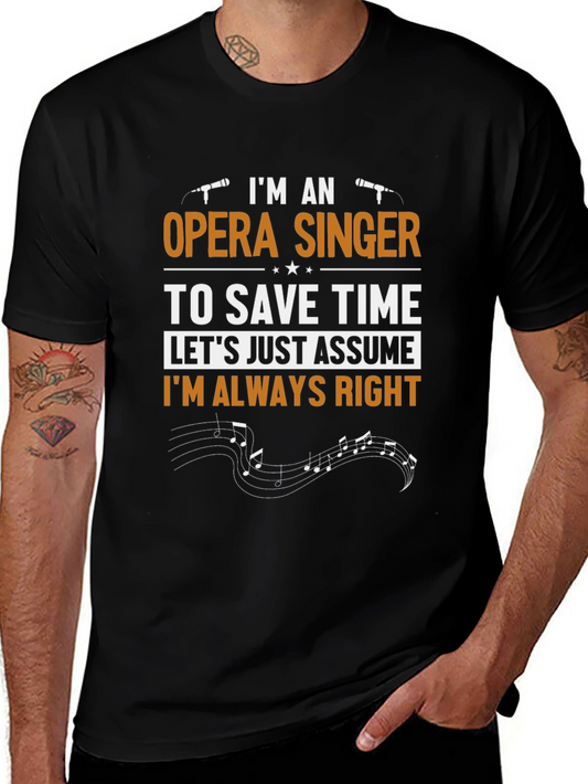 Opera Singer Graphic T-Shirt