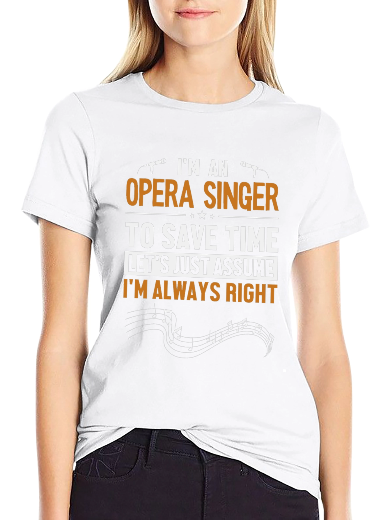 Opera Singer Graphic T-Shirt