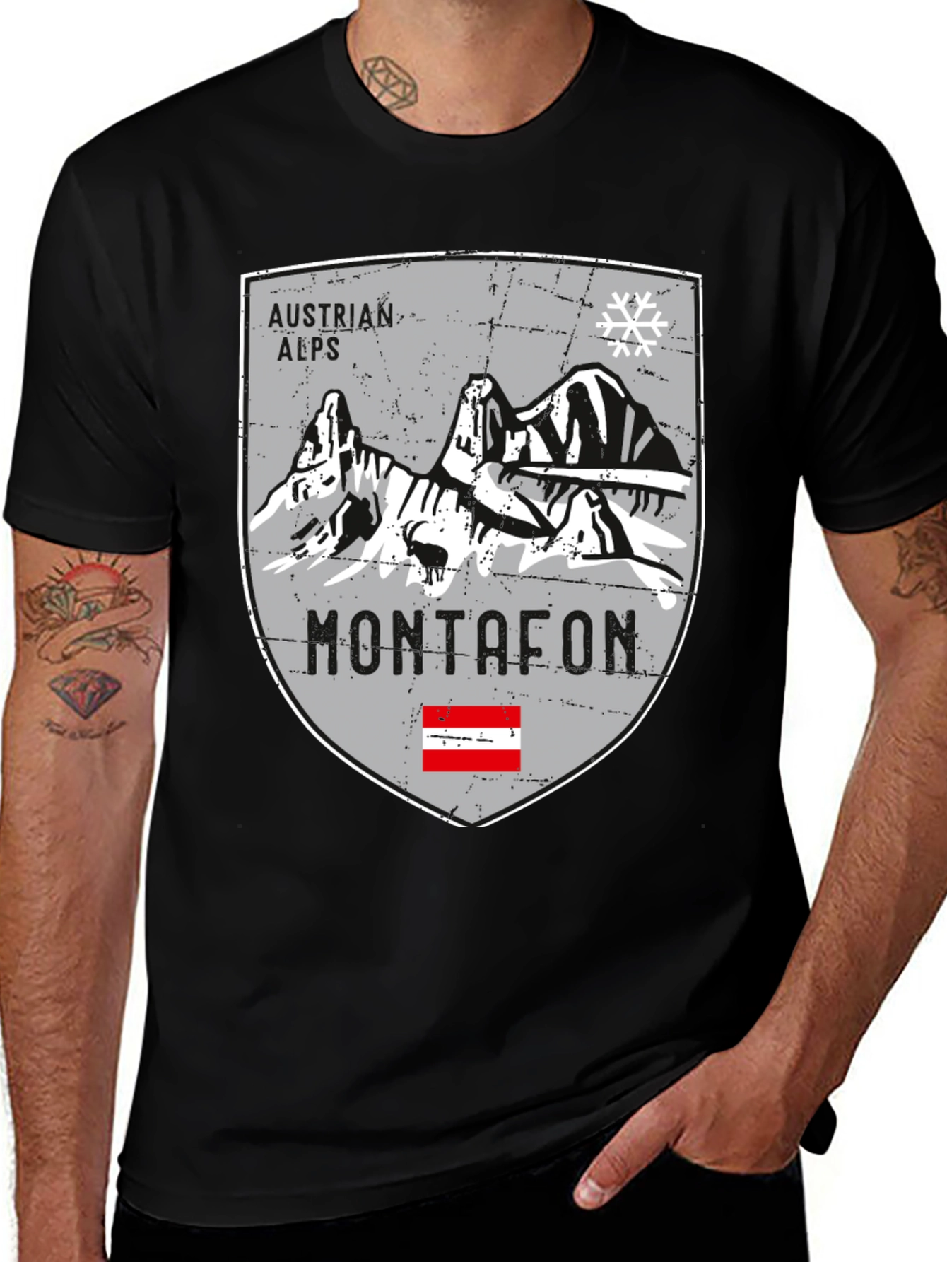 Montafon Austrian Alps Graphic T-Shirt