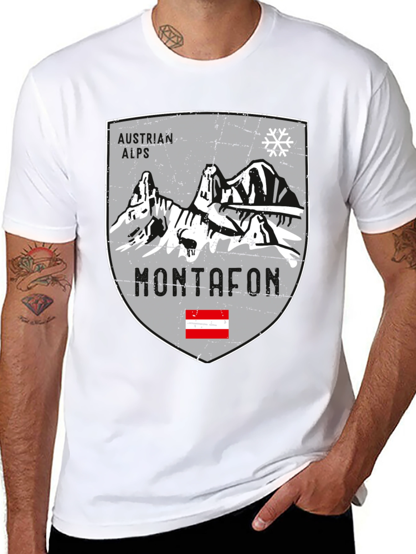 Montafon Austrian Alps Graphic T-Shirt
