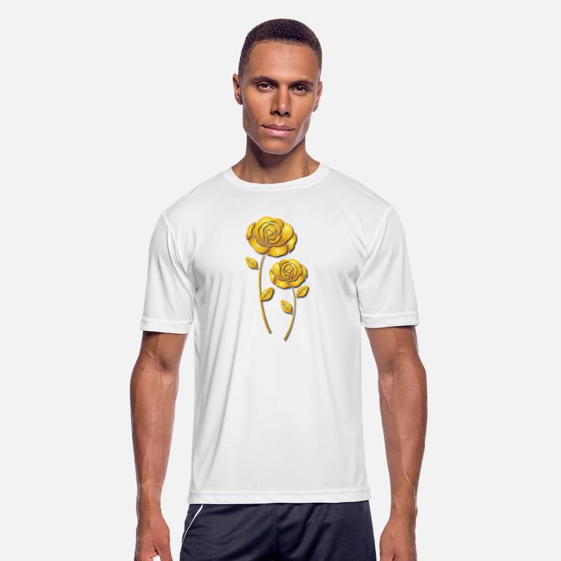 Valentine golden roses flower
