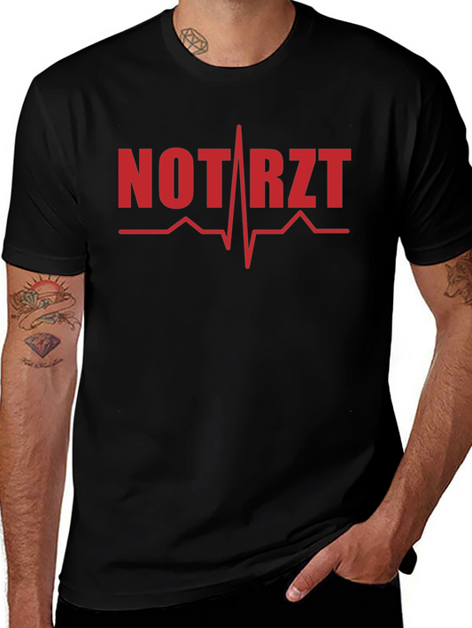 NOTARZT Lifeline T-Shirt - Black Cotton Tee