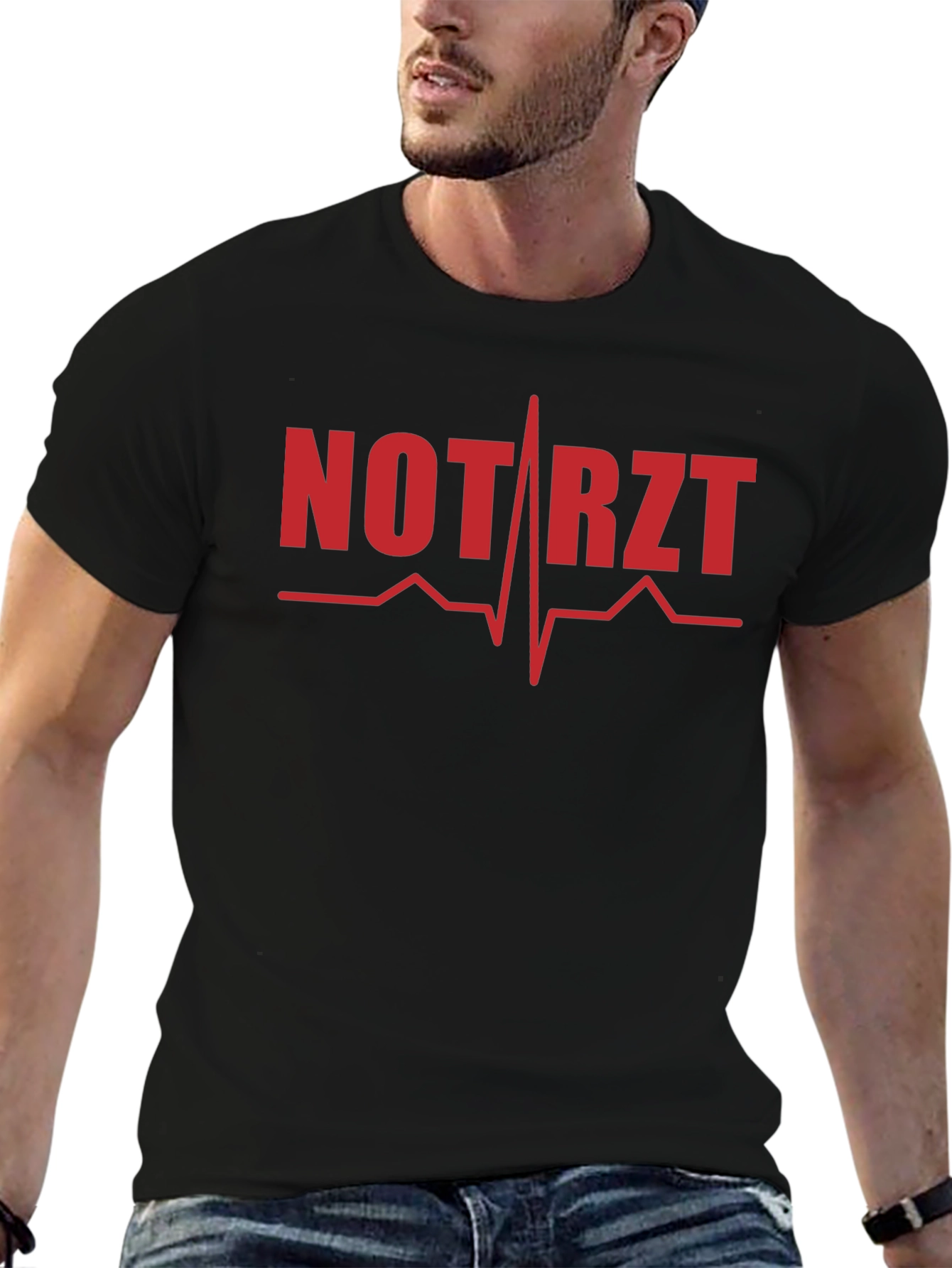 NOTARZT Lifeline T-Shirt - Black Cotton Tee
