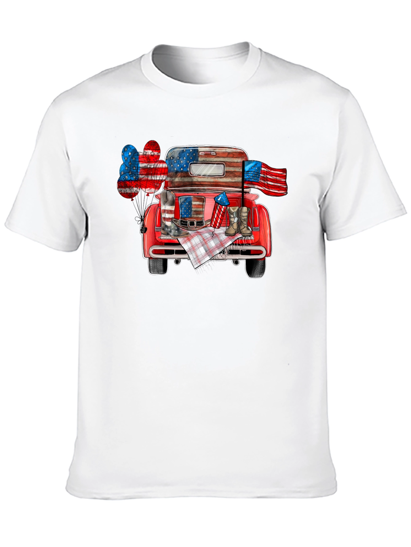 Patriotic Truck Graphic Tee