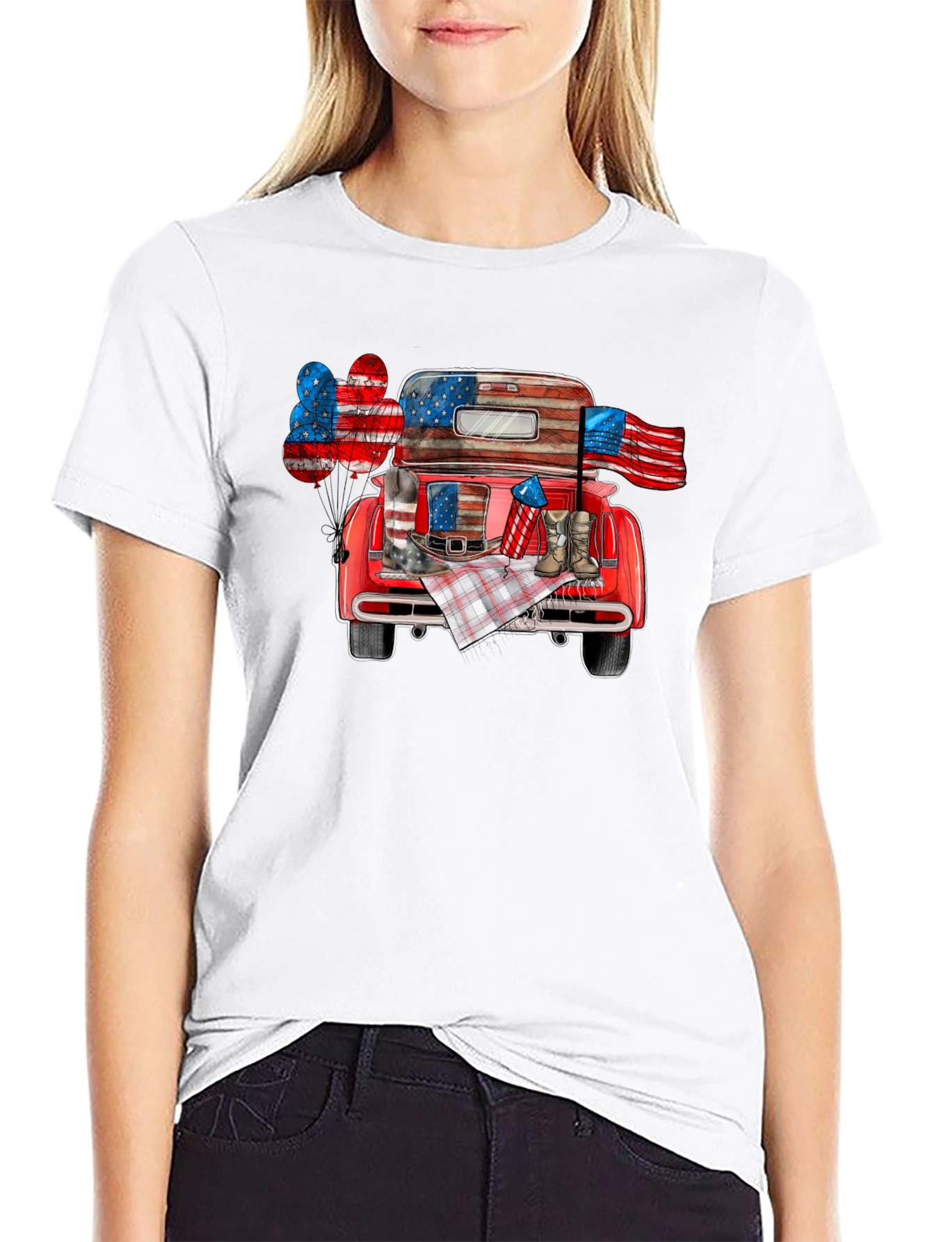 Patriotic Truck Graphic Tee