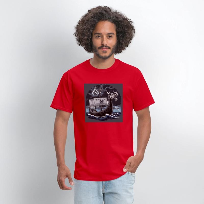 Viking Longship at Sea