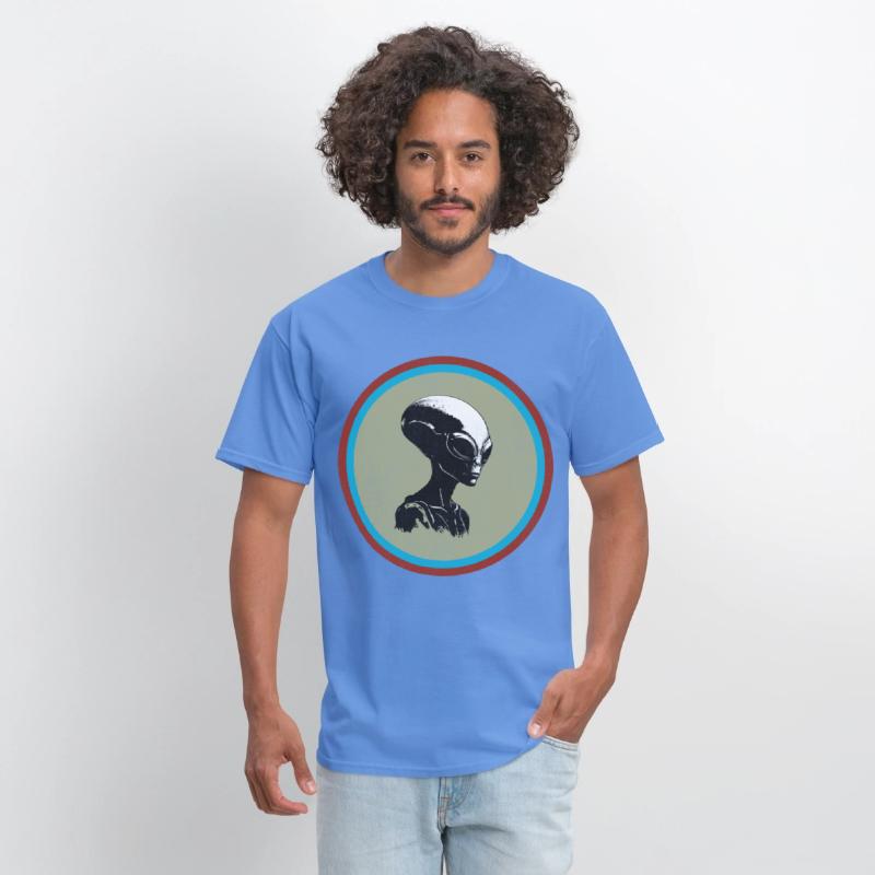 Vintage Alien Head – Extraterrestrial Aesthetic