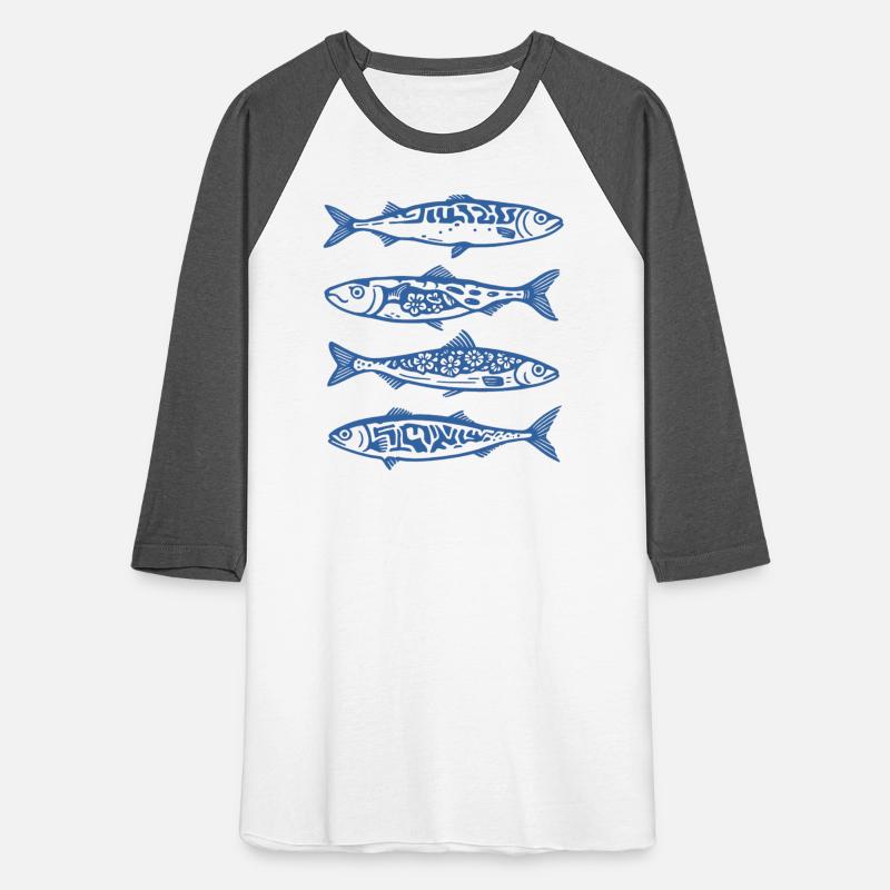 Vintage Blue Sardines – Mediterranean Fish Print
