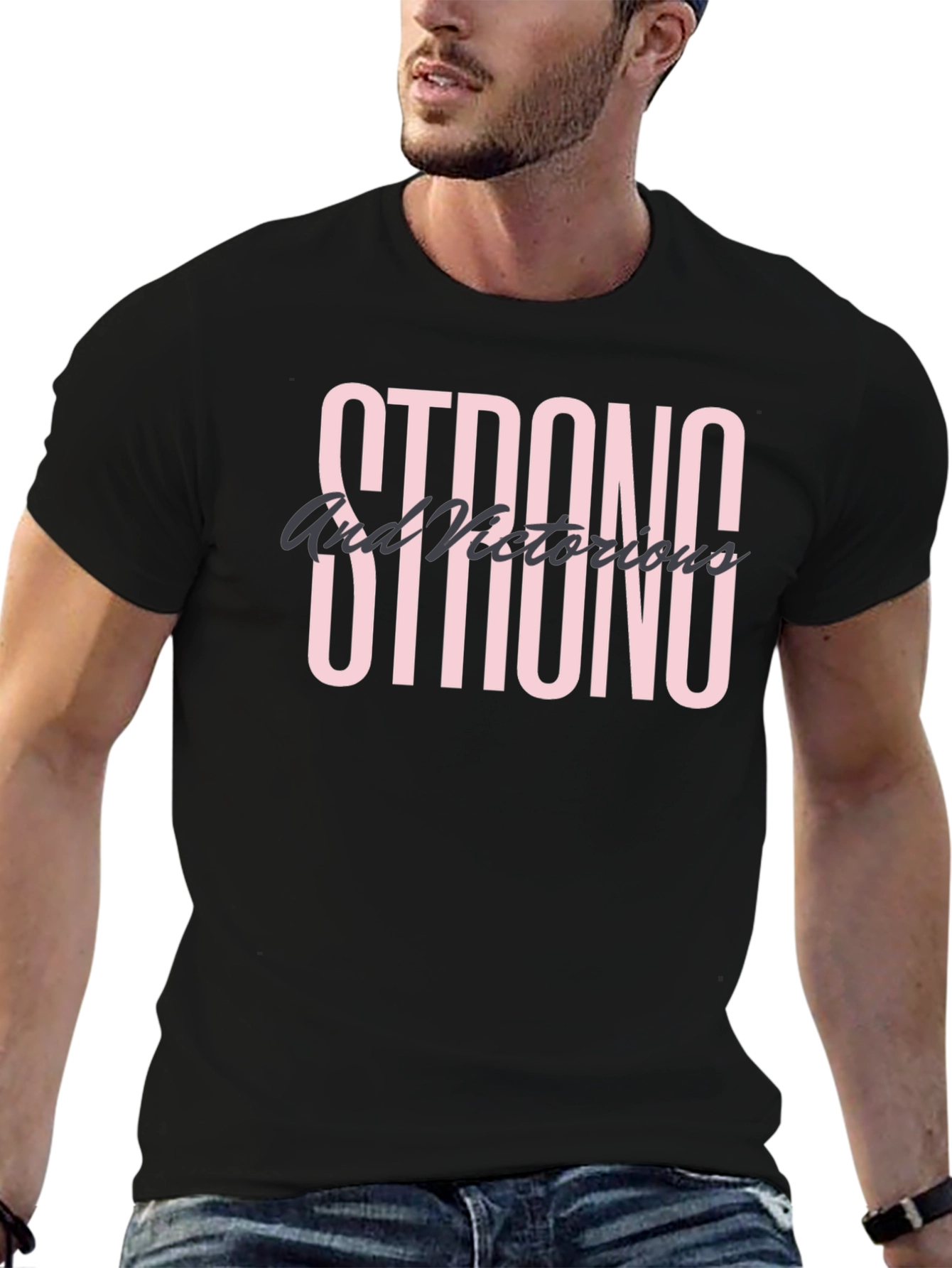 Strong and Victorious Graphic T-Shirt