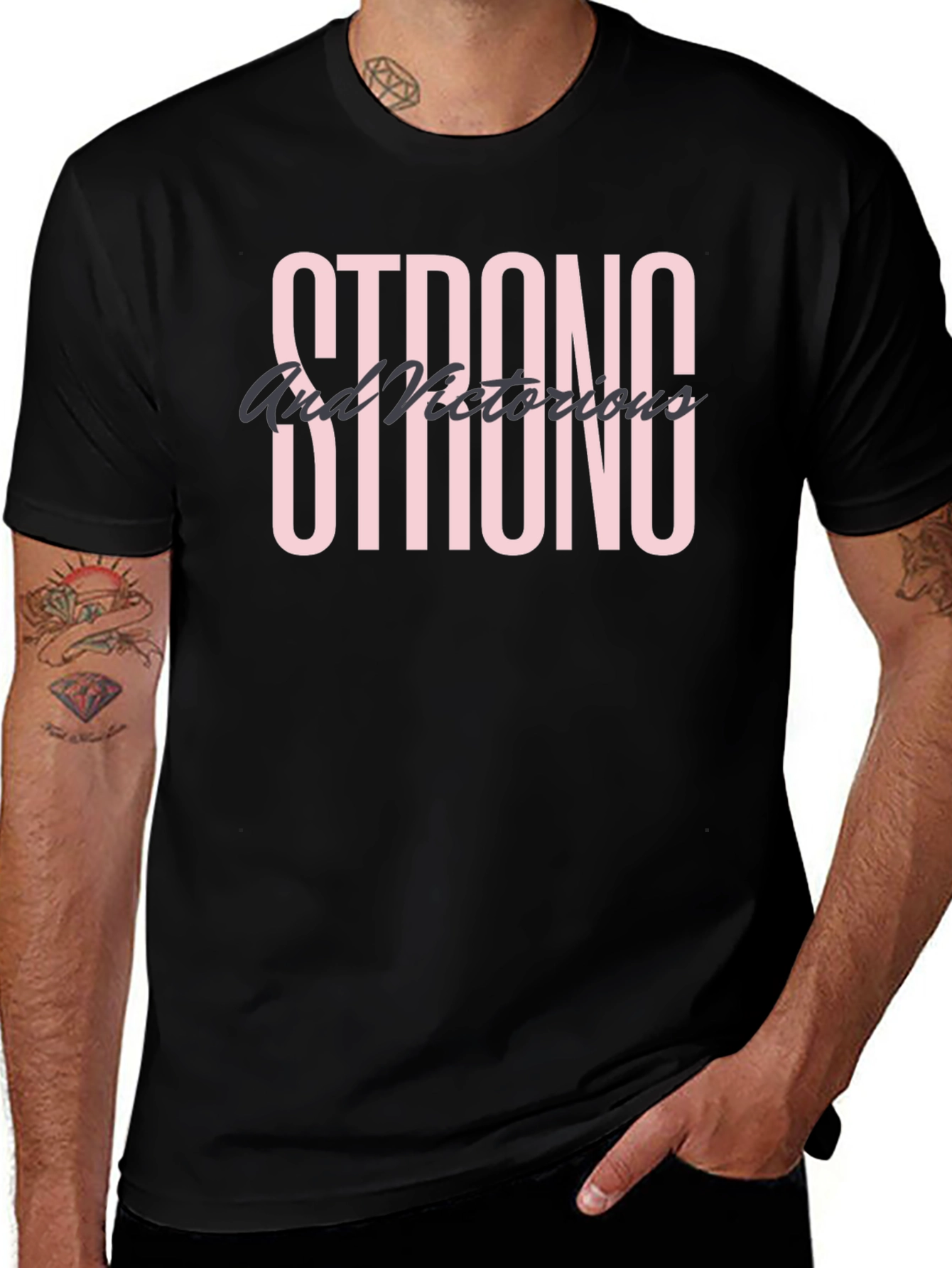 Strong and Victorious Graphic T-Shirt