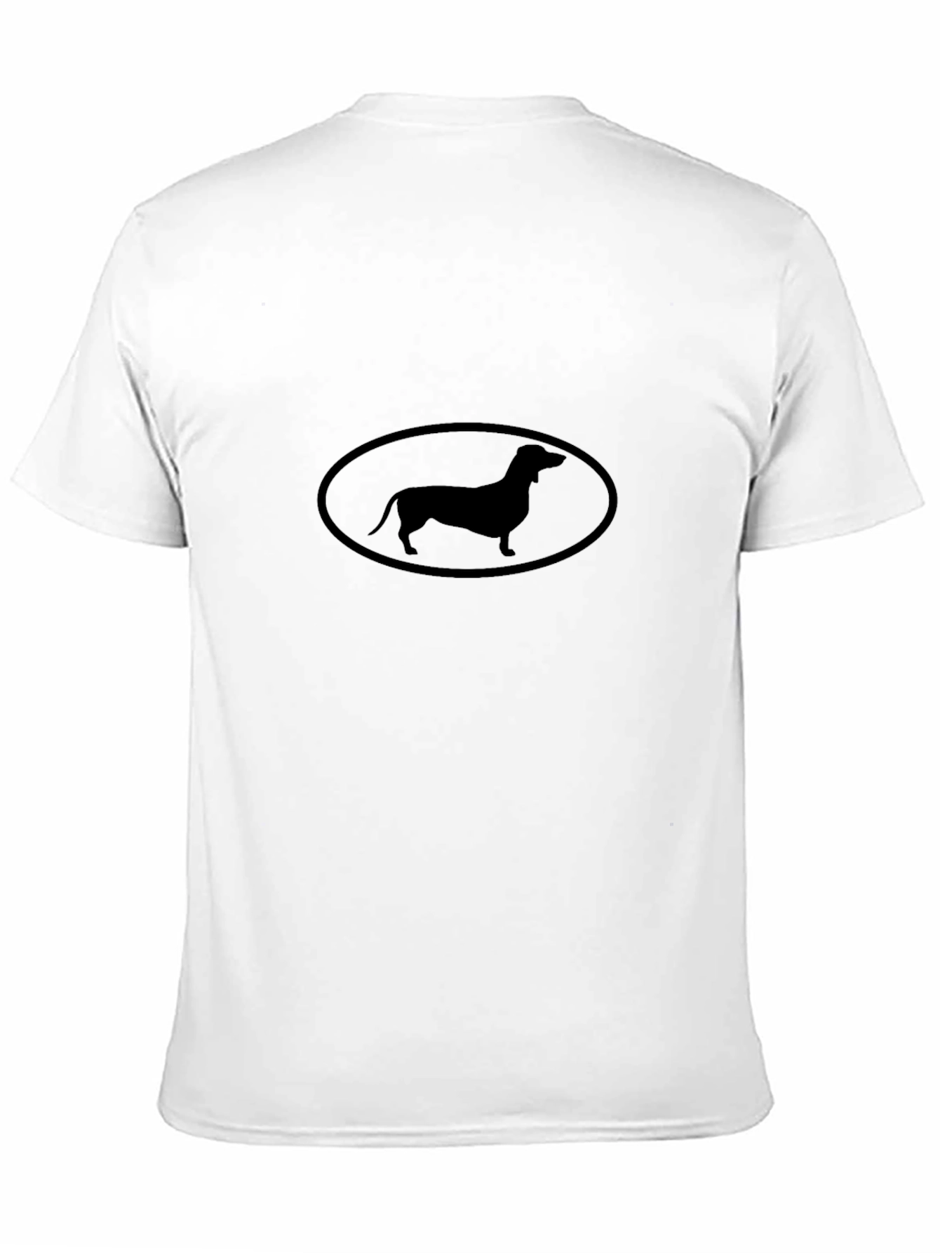 Dachshund Silhouette T-Shirt - Black
