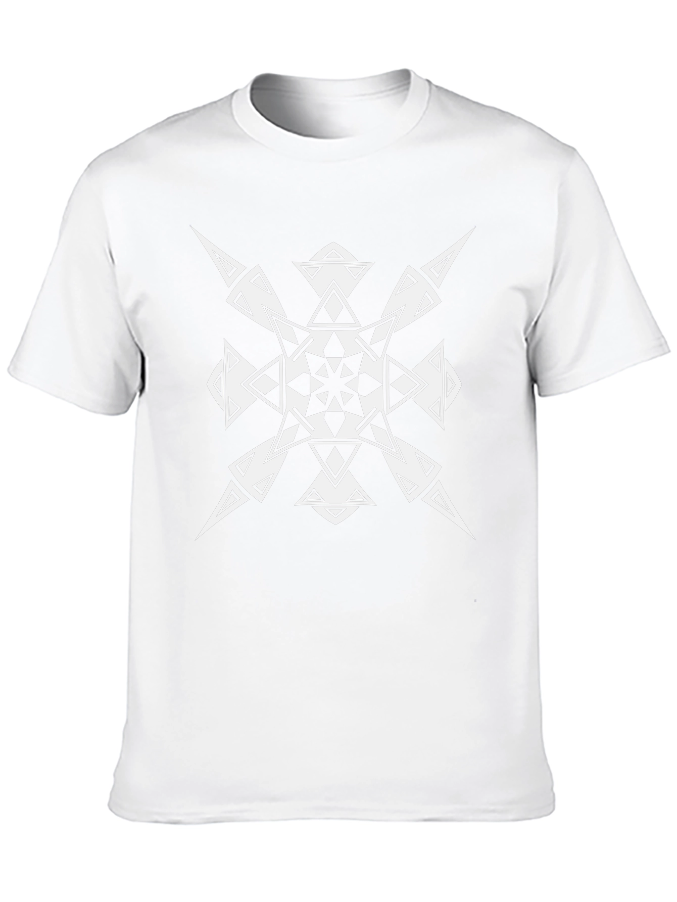 Geometric Black T-Shirt