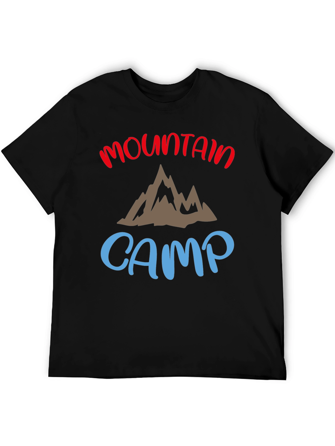 Mountain Camp Graphic Tee - Black