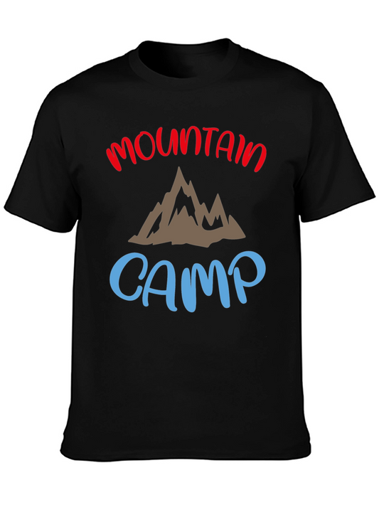 Mountain Camp Graphic Tee - Black