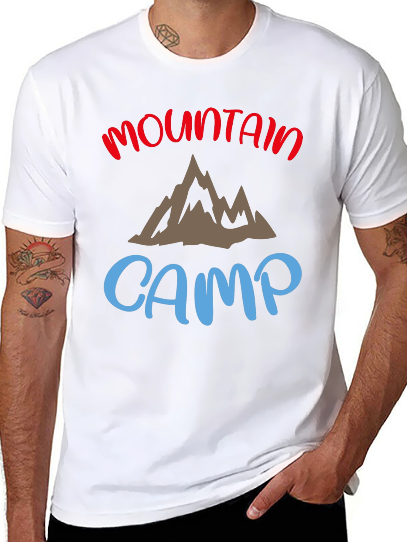 Mountain Camp Graphic Tee - Black