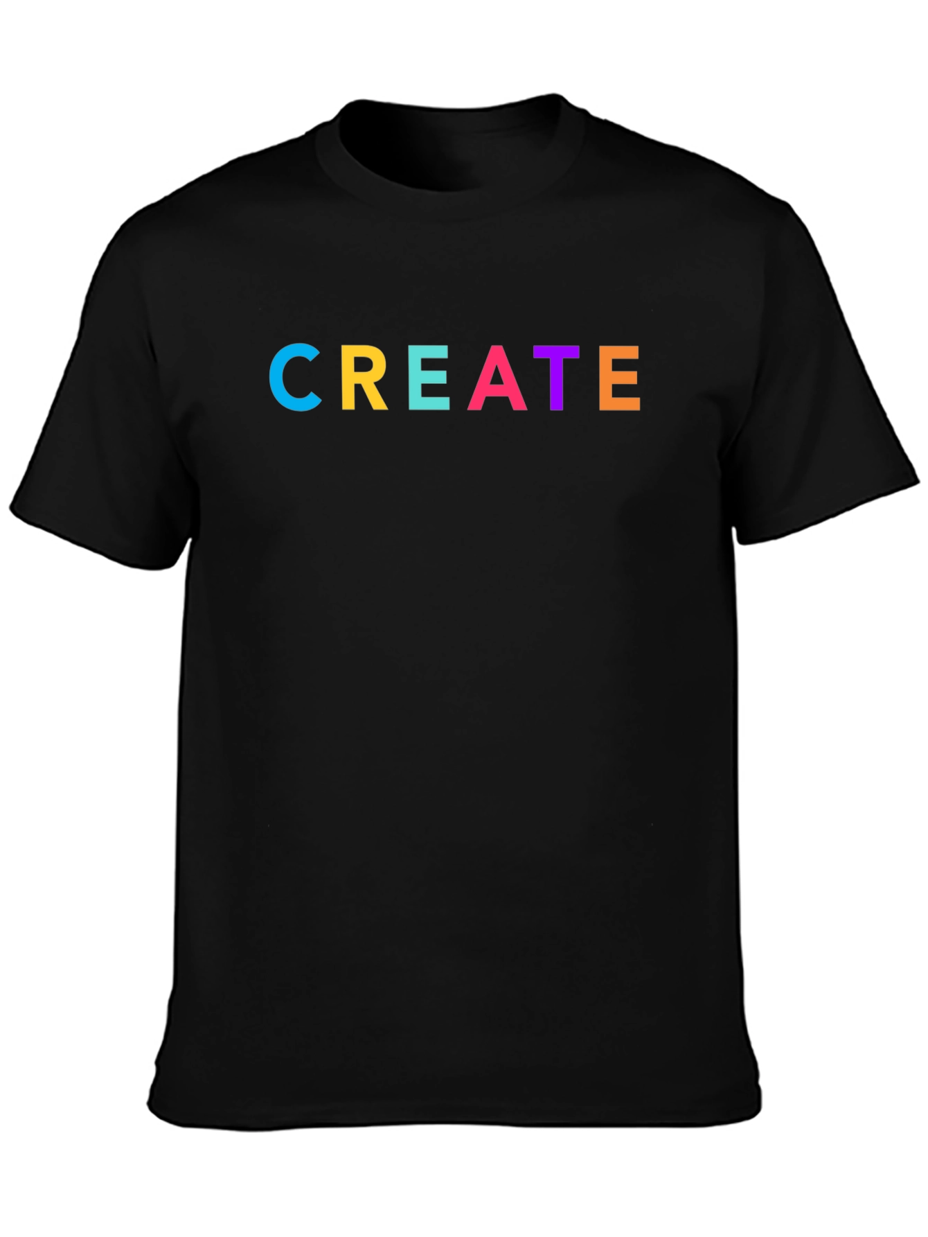 CREATE Colorful Graphic T-Shirt