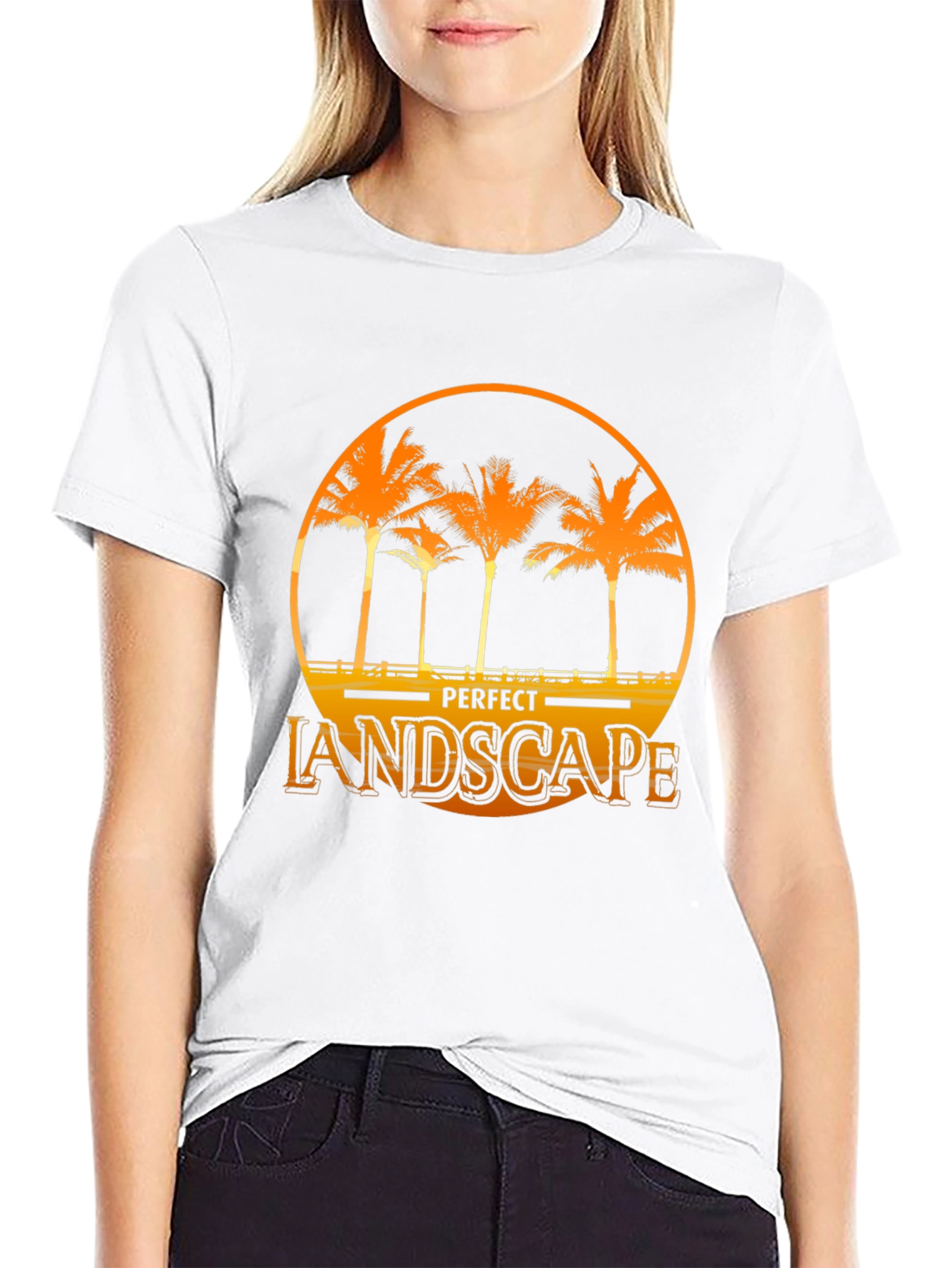 Palm Tree Graphic Tee - Perfect Landscape