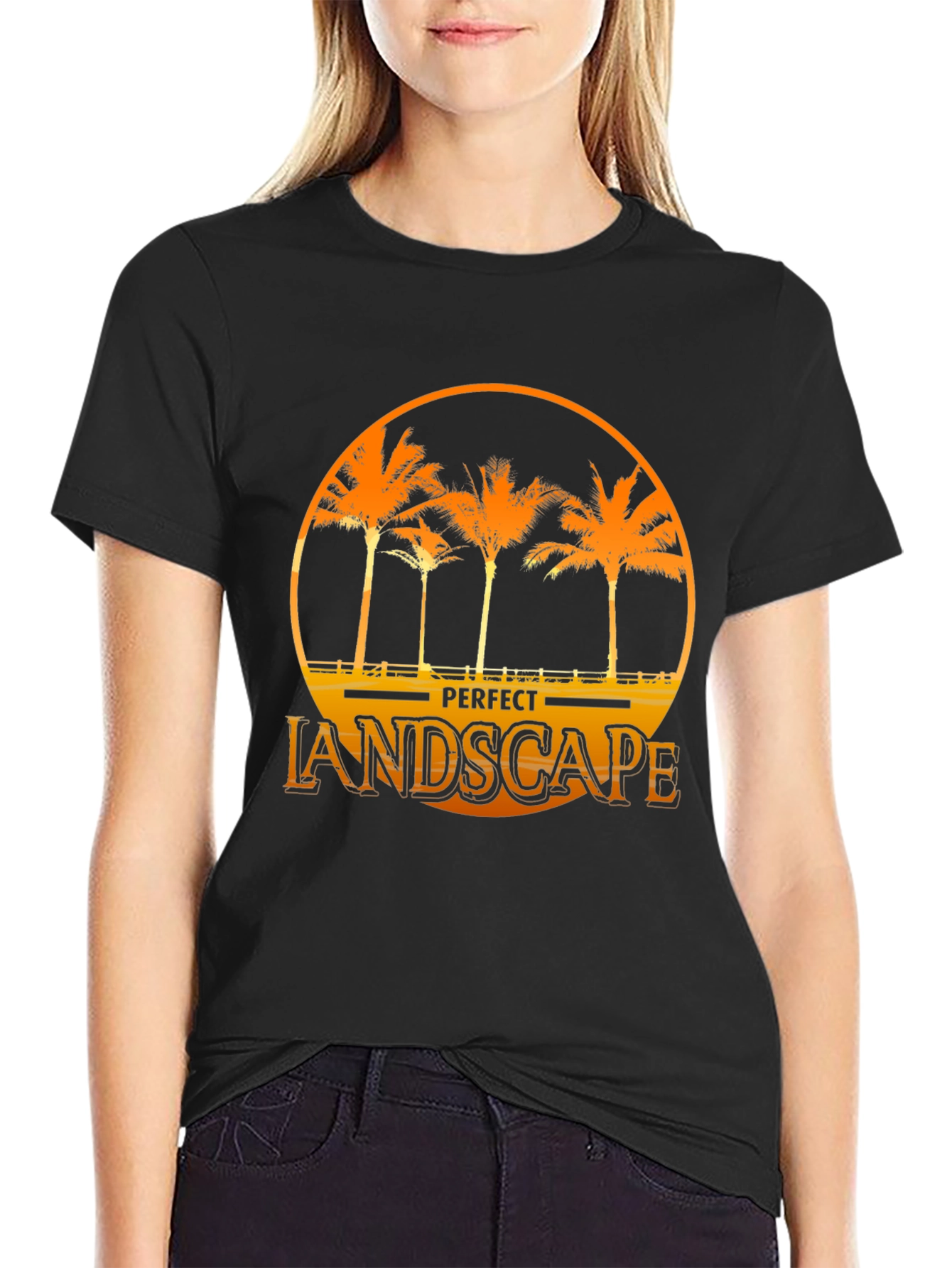 Palm Tree Graphic Tee - Perfect Landscape