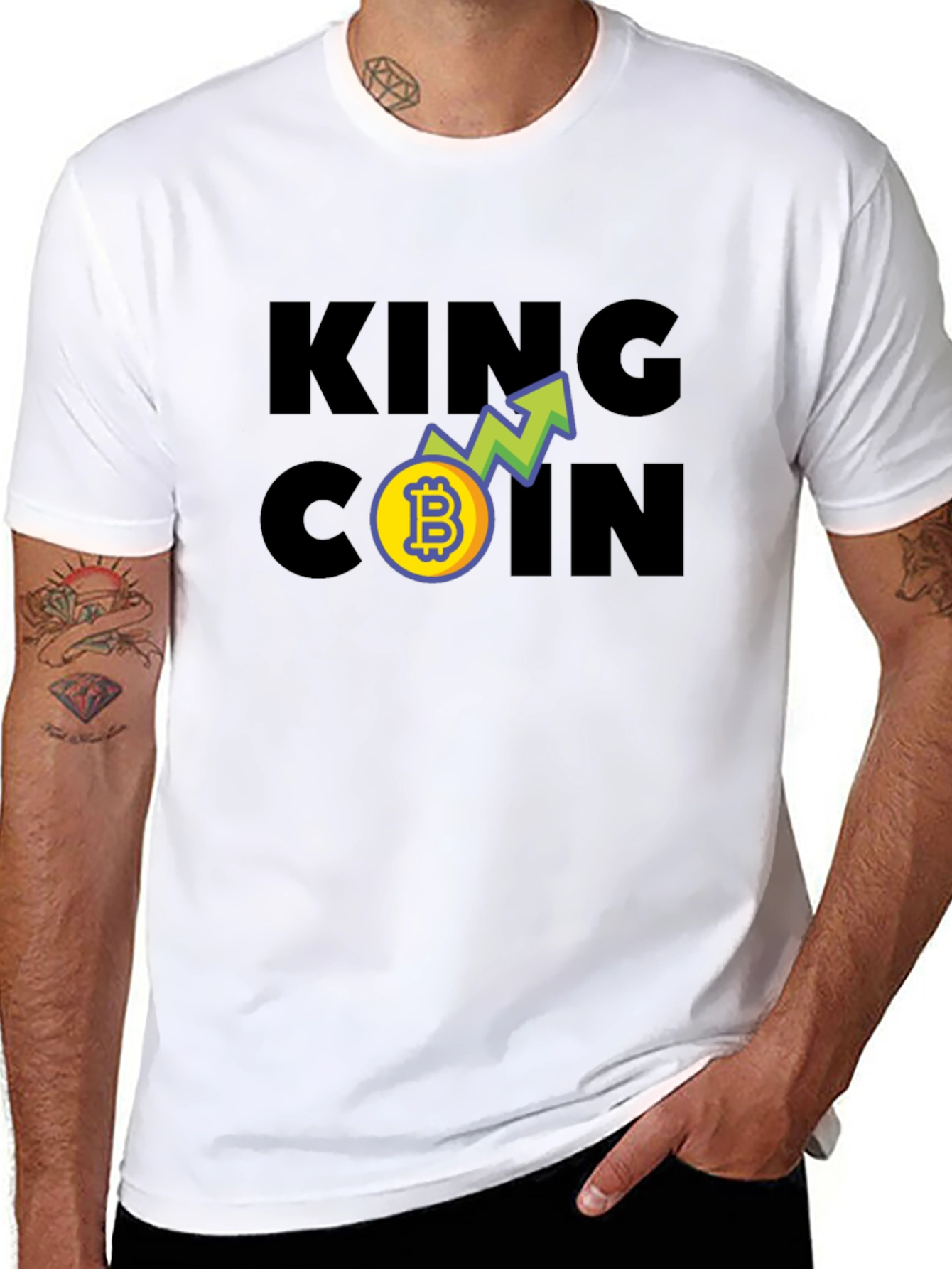 King Coin Bitcoin Crypto Tee