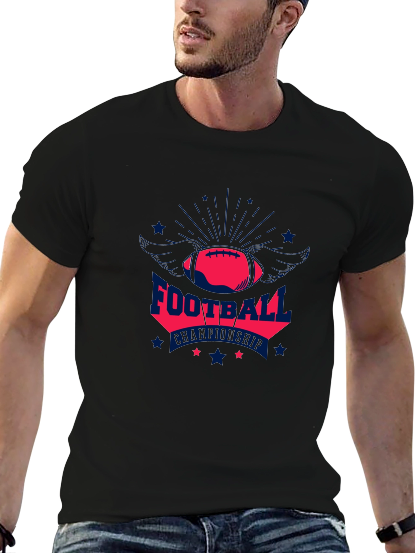 Football Championship Graphic T-Shirt