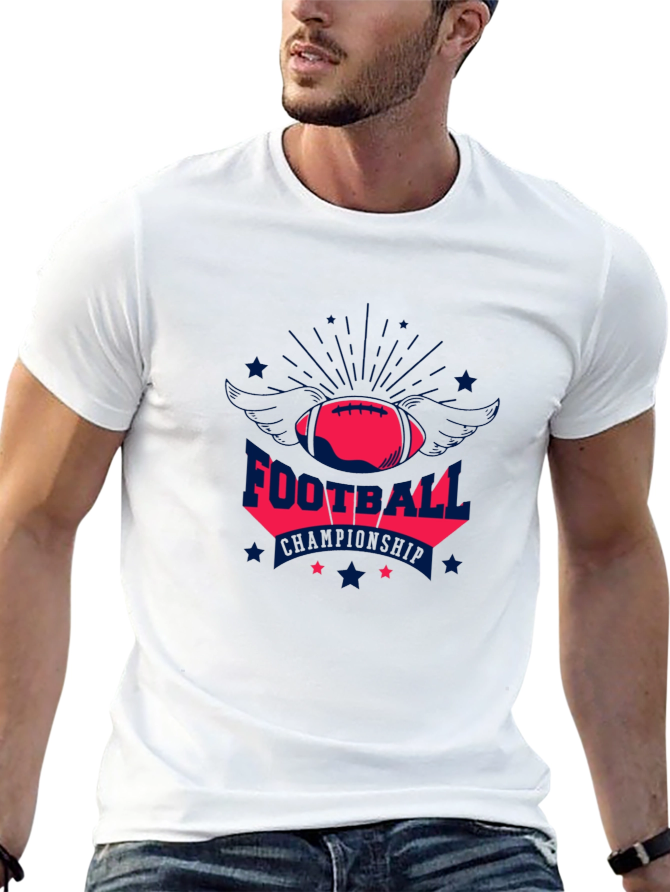 Football Championship Graphic T-Shirt
