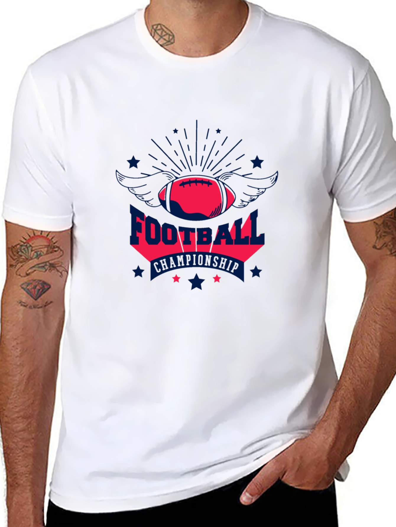 Football Championship Graphic T-Shirt
