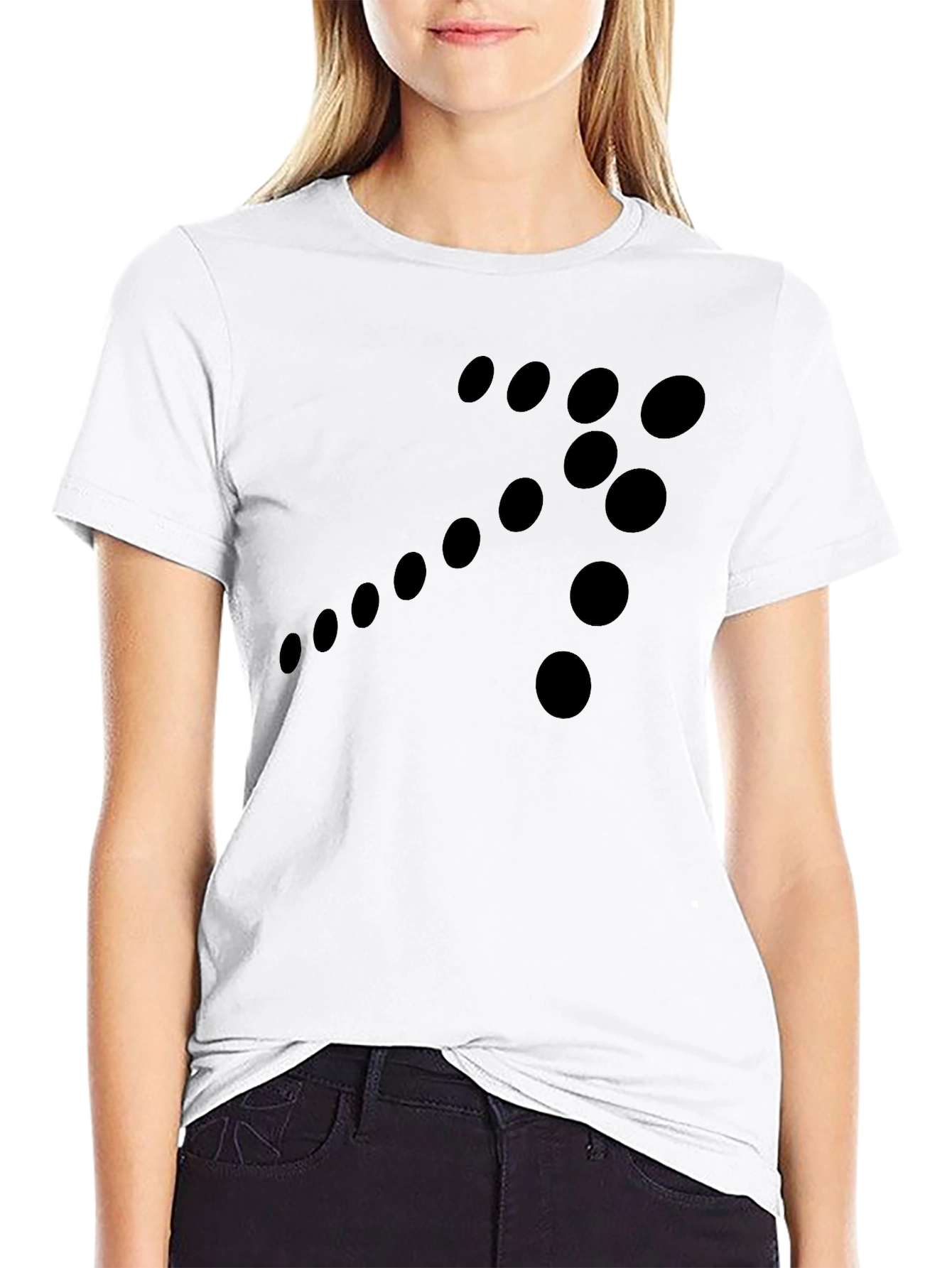 Modern Arrow Graphic Black T-Shirt