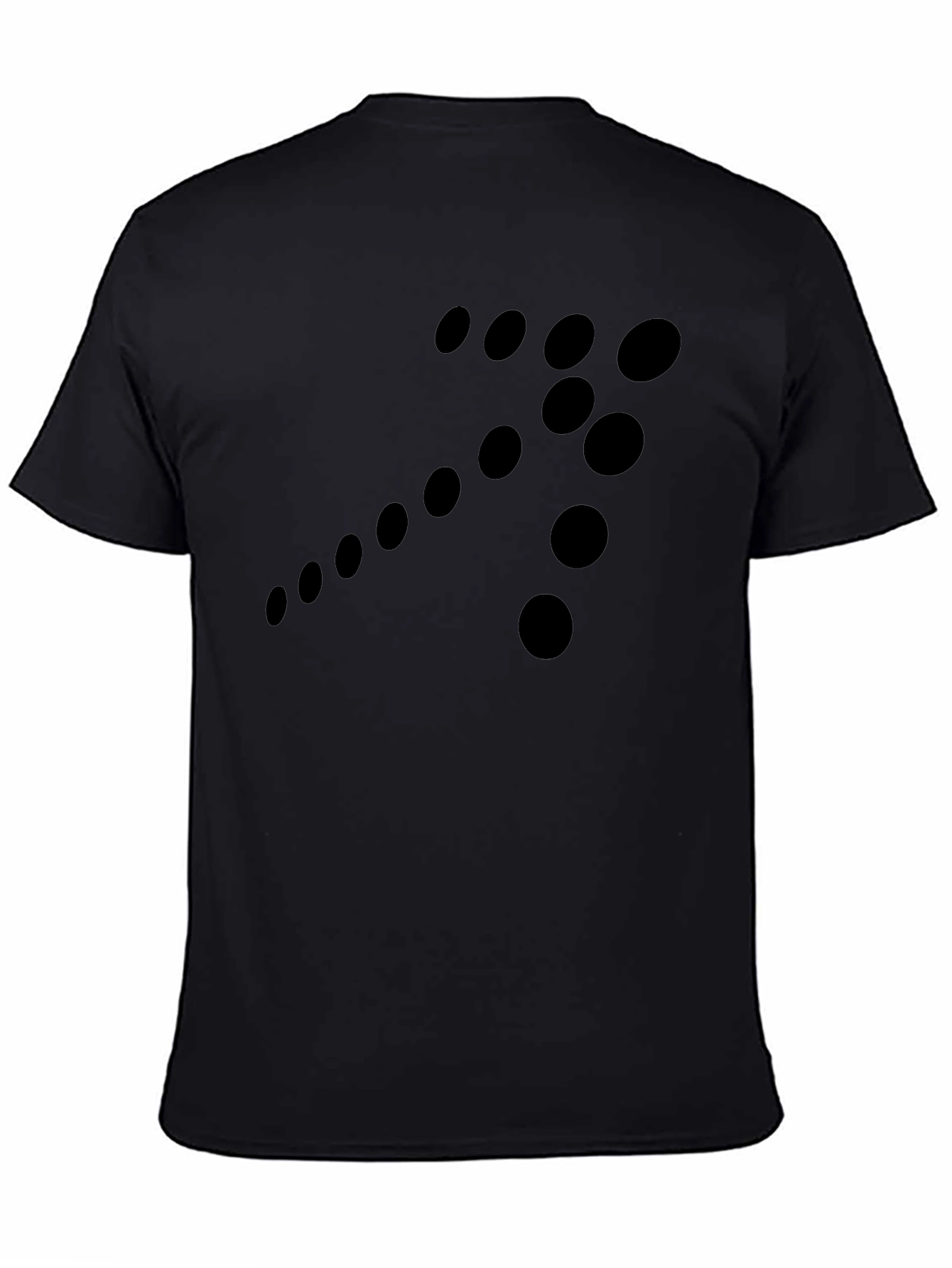 Modern Arrow Graphic Black T-Shirt