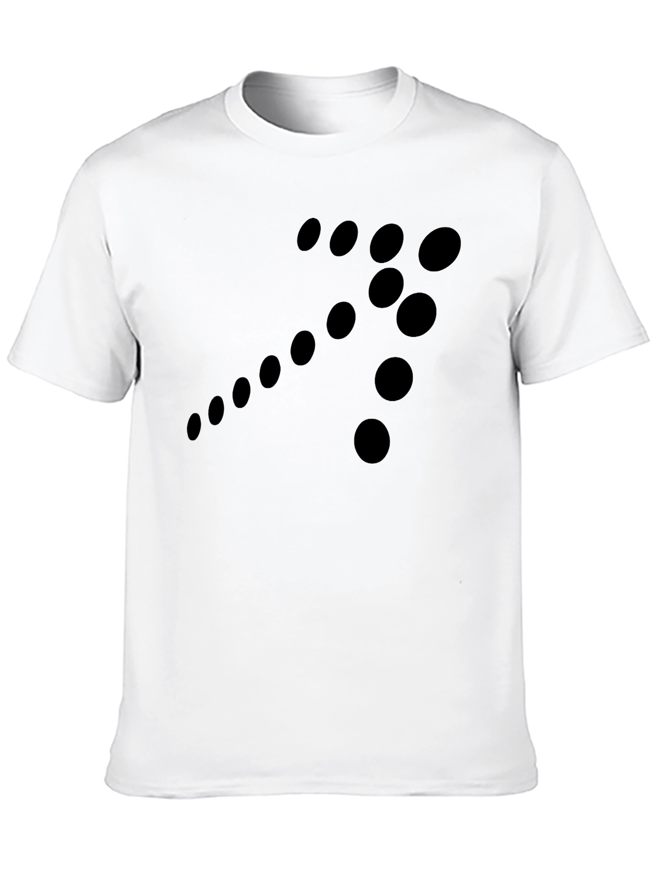 Modern Arrow Graphic Black T-Shirt
